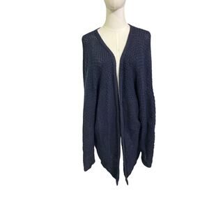 Brandy Melville Navy Open Knit Cardigan One Size